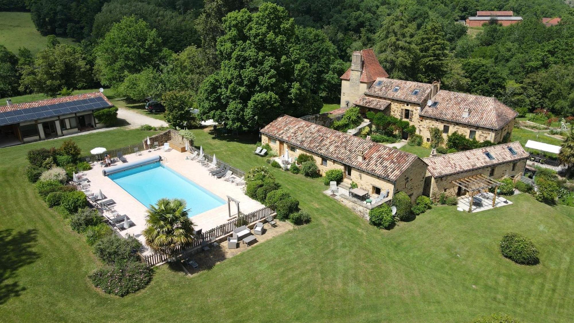 Domaine De Cournet Haut, A 17Th Century Property Set On A Calm, Idyllic Domain With Pool, Tennis, Bikes And More Les Vauries ภายนอก รูปภาพ