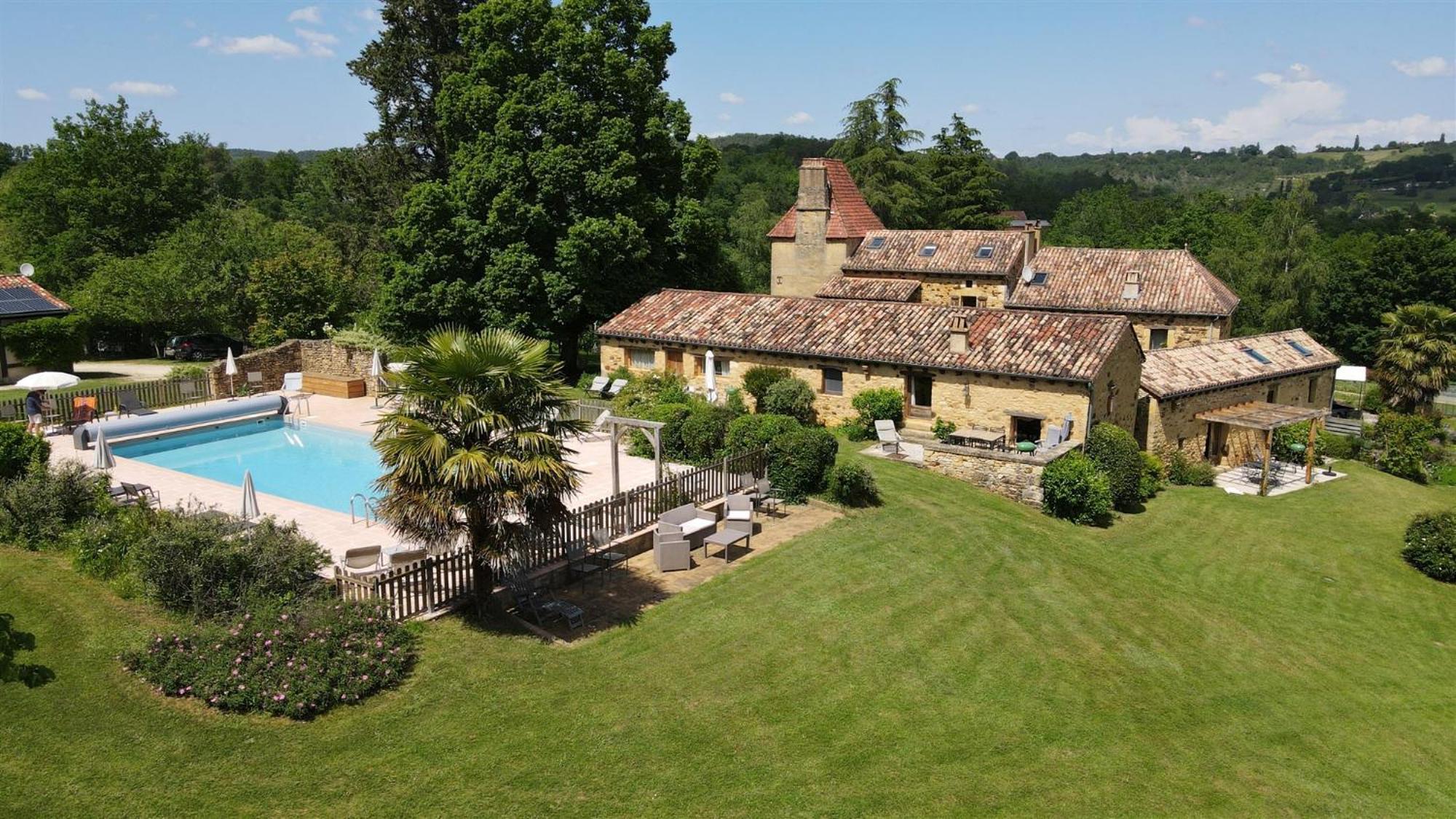 Domaine De Cournet Haut, A 17Th Century Property Set On A Calm, Idyllic Domain With Pool, Tennis, Bikes And More Les Vauries ภายนอก รูปภาพ